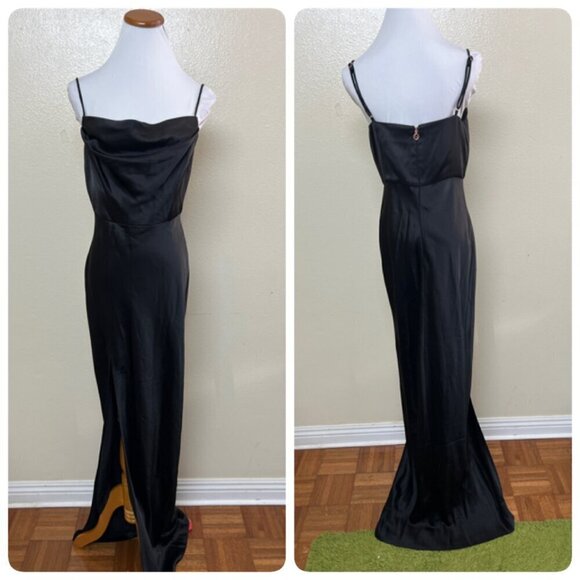 Nookie Dream Draped Gown Medium in Black $299 - Picture 3 of 11